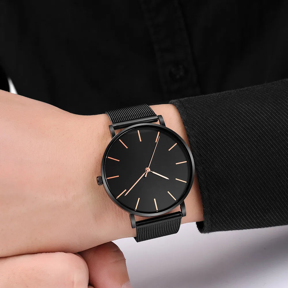 Montre Femme Luxe Or Rose avec Bracelet – Quartz Élégante