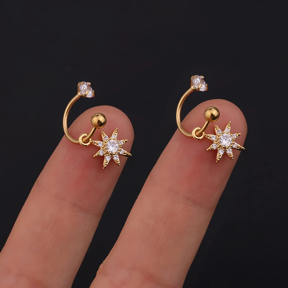 Boucles d'Oreilles Etoile