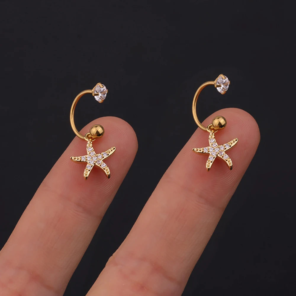 Boucles d'Oreilles Etoile