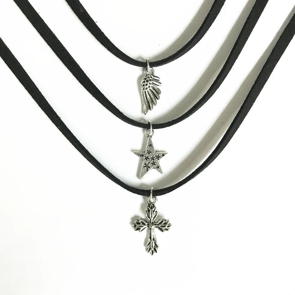 Collier Ras-du-Cou Gothic Punk en Velours Noir – Style Steampunk
