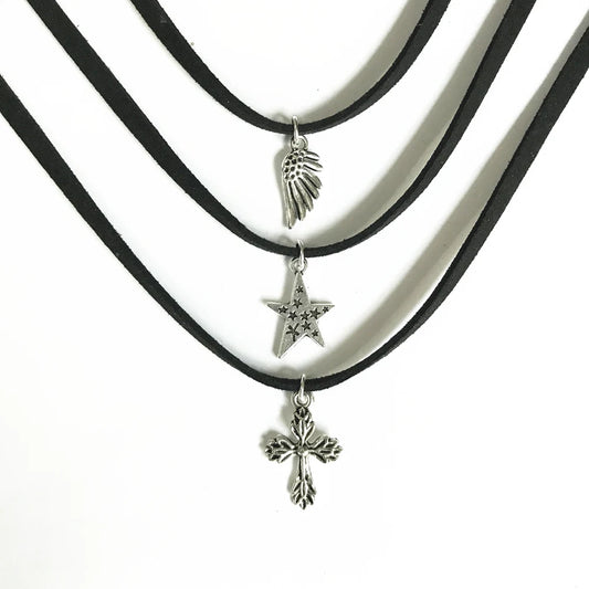 Collier Ras-du-Cou Gothic Punk en Velours Noir – Style Steampunk