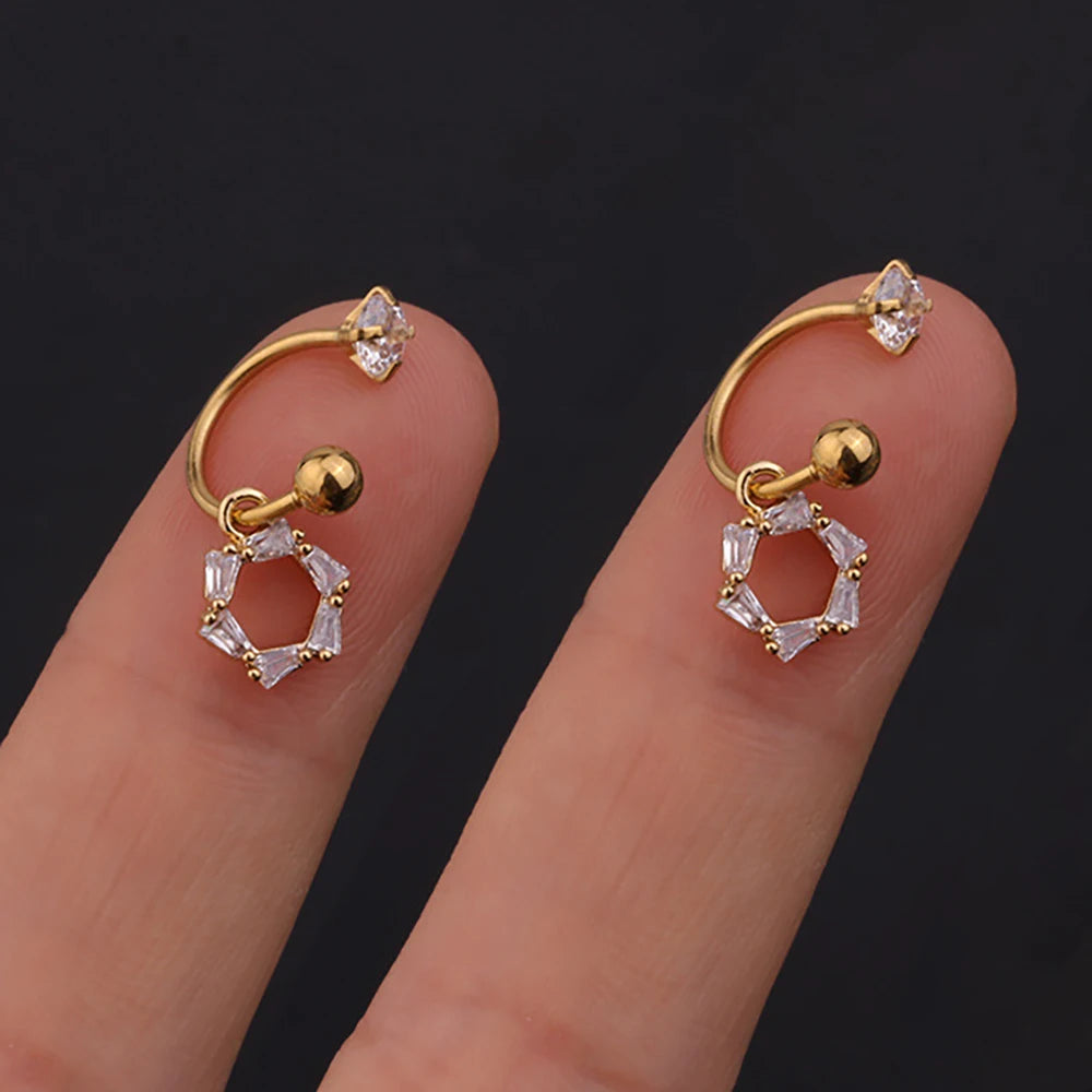 Boucles d'Oreilles Etoile