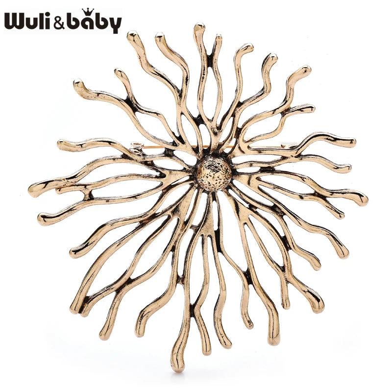 soleil brillance broches
