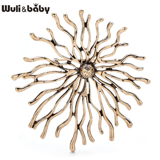 soleil brillance broches