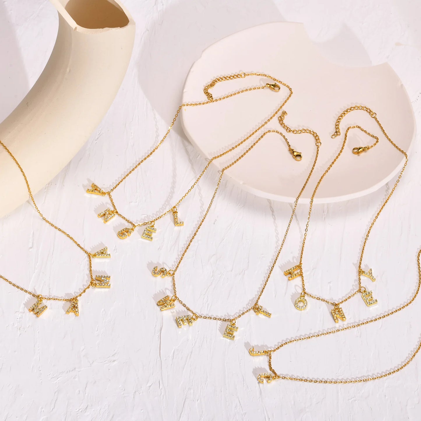 Collier Initiale Personnalisé
