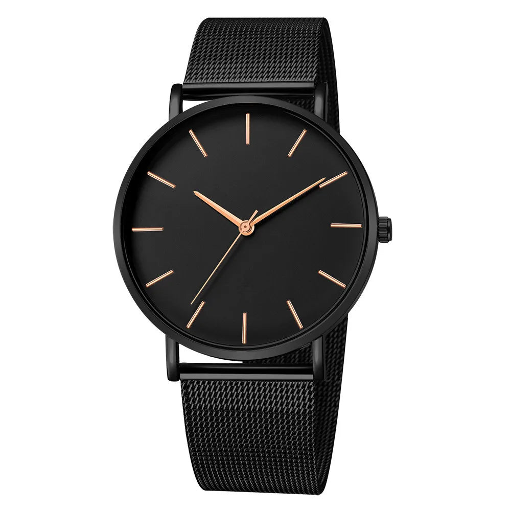 Montre Femme Luxe Or Rose avec Bracelet – Quartz Élégante