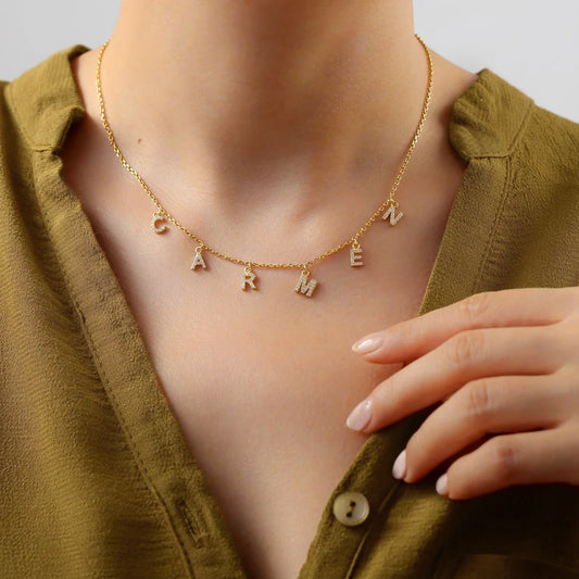 Collier Initiale Personnalisé