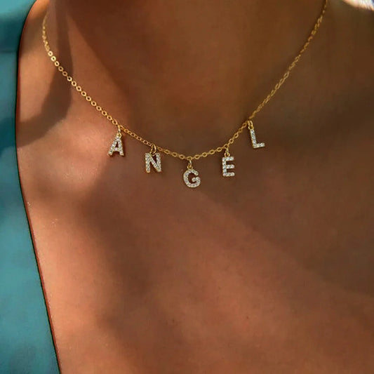 Collier Initiale Personnalisé