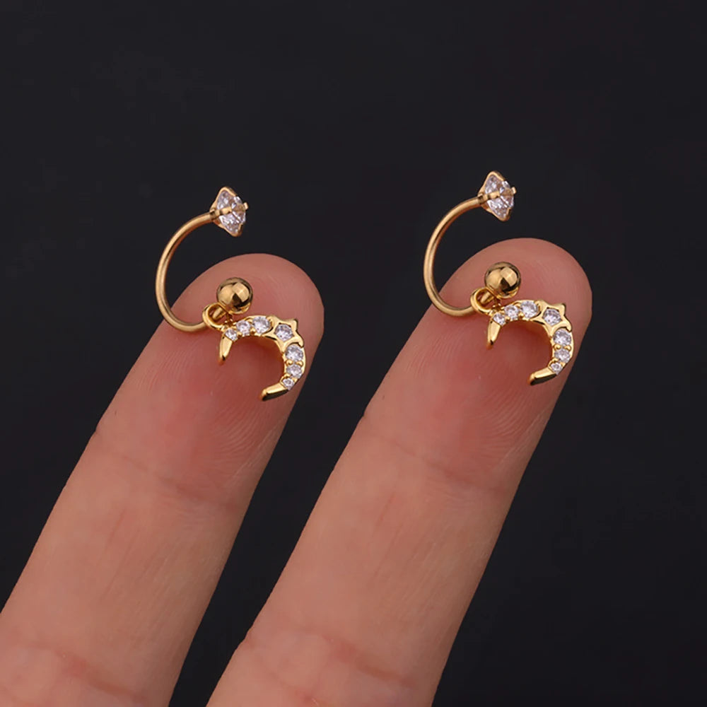 Boucles d'Oreilles Etoile