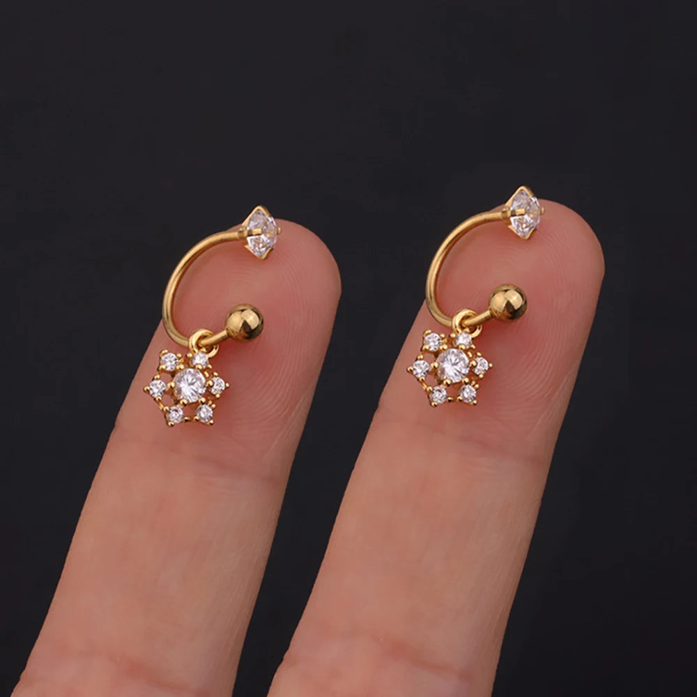 Boucles d'Oreilles Etoile