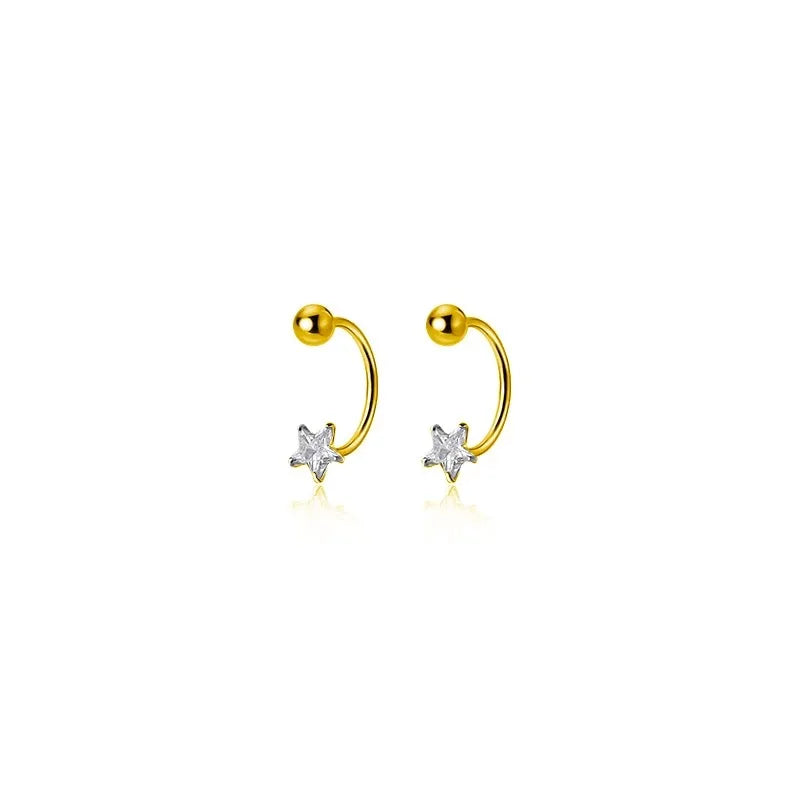 Boucles d'Oreilles Etoile