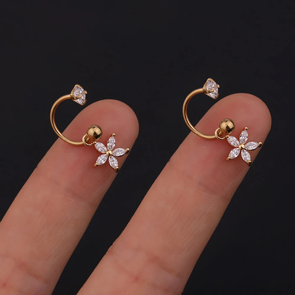 Boucles d'Oreilles Etoile
