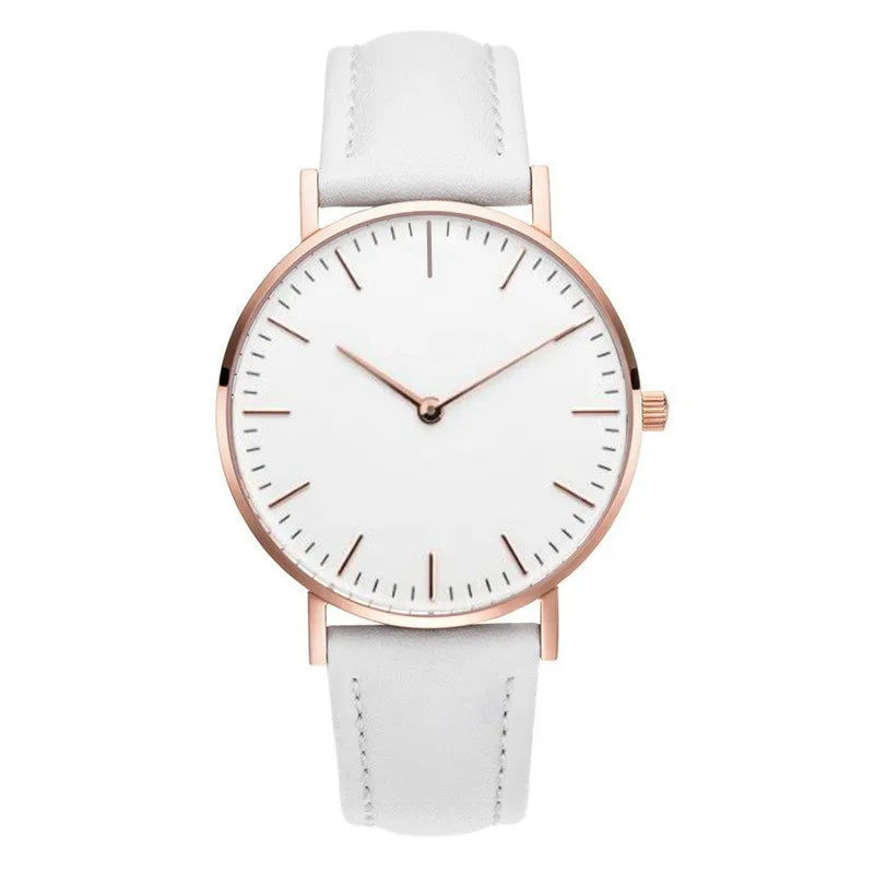 Montre Femme Luxe Or Rose avec Bracelet – Quartz Élégante